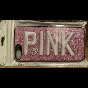 PINK case for iPhone 8 Plus, or 7 Plus.  Brand New